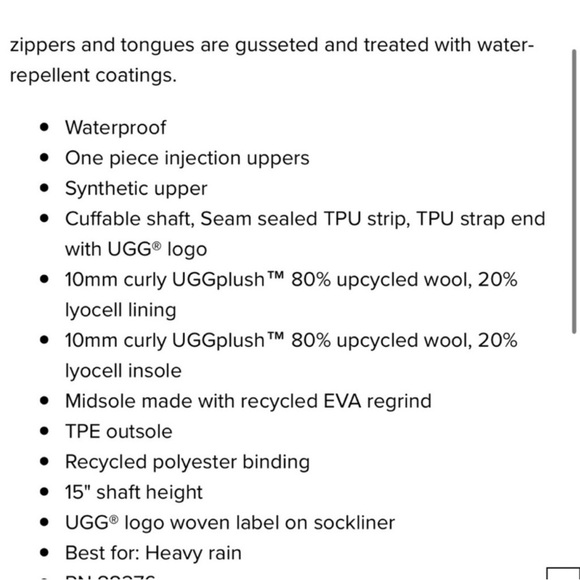 Tall waterproof UGG - Picture 4 of 5